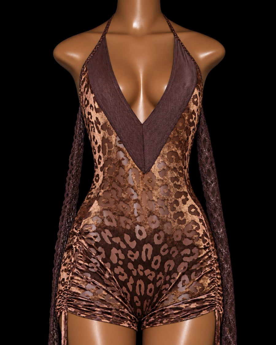 Leopard Coco Romper