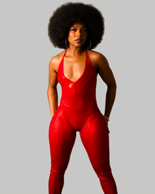 Metallic Red Jump-Her Jumper (Tall/Short girl Friendly STRETCH 0-14)
