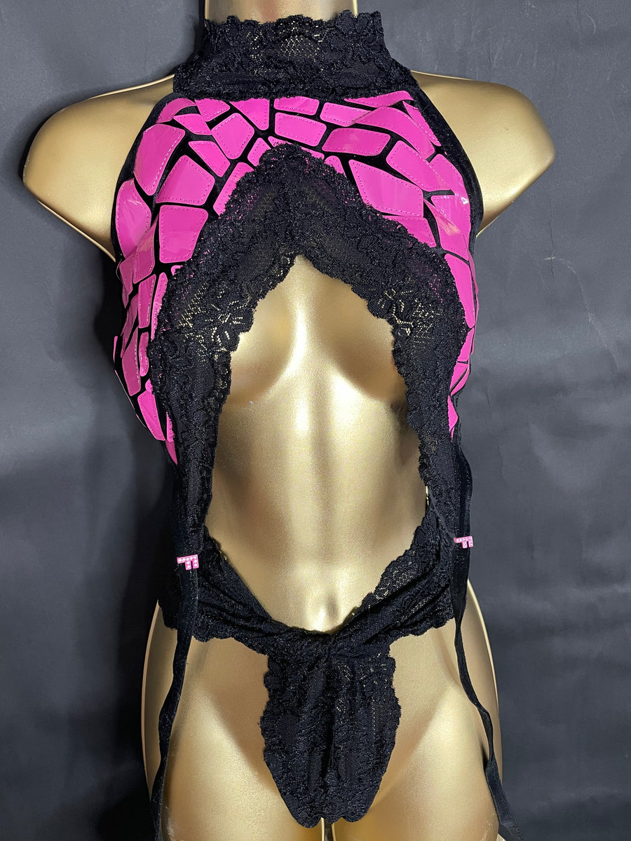 PINK PANTHER PAWS LACE TURTLE NECK